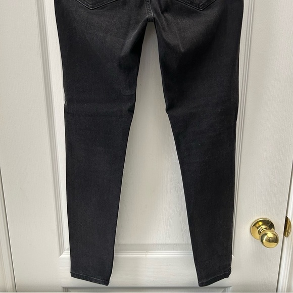 Banana Republic Women's High Rise Skinny Jeans Button Fly Washed Black Size 25 - Picture 9 of 15